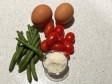 frittata di fagiolini e pomodorini