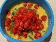 frittata di fagiolini e pomodorini