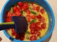 frittata di fagiolini e pomodorini