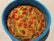 frittata di fagiolini e pomodorini