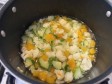 pasta con zucca, zucchine e cavolfiore