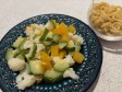 pasta con zucca, zucchine e cavolfiore