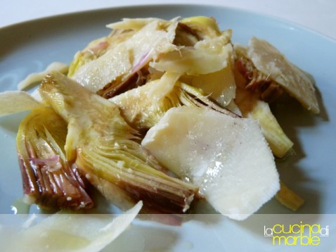 carciofi con il parmigiano