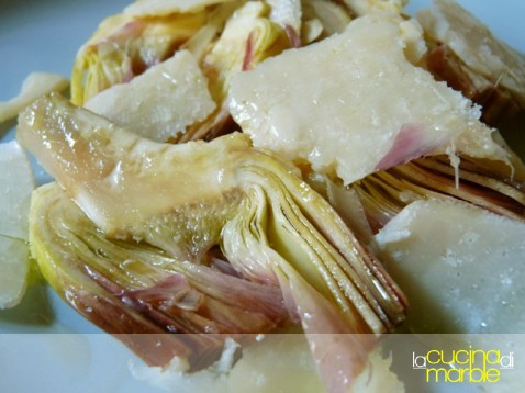 carciofi con il parmigiano