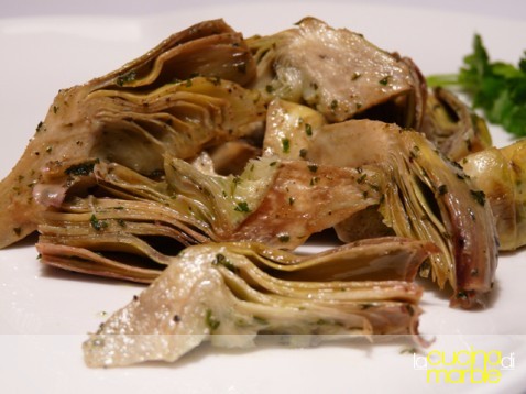 carciofi trifolati carciofi trifolati