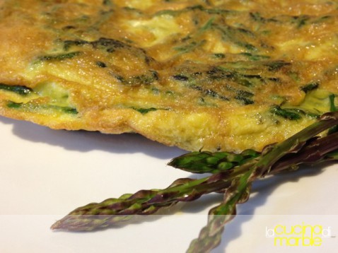 frittata di asparagi selvatici