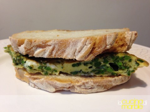 frittata di asparagi selvatici