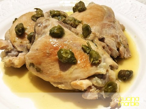 pollo capperi e limone in PAP