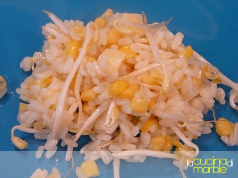 insalata di riso in giallo